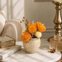 Golden Bloom Mum Buketi