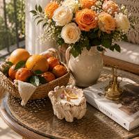 Beton Kütük - Mini - Bodrum Mandarin Soya Mum
